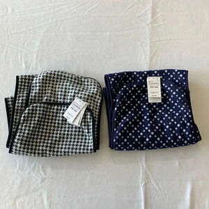 Lands end 2 fleece scarves NWT